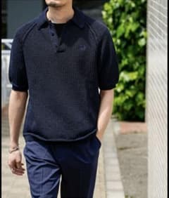 FRED PERRY EX イージーケア リネンライクニットポロシャツ - メルカリ