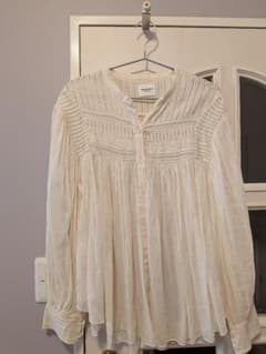 美品!! ISABEL MARANT ETOILE 長袖ブラウス ホワイト | Mercari