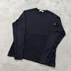 ストーンアイランド　長袖Tシャツ　Mサイズ ロンT 671522145 黒 ストーンアイランド 長袖Tシャツ Mサイズ ロンT 671522145 黒 - メルカリ