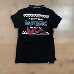 ヒスガール ヒステリックグラマー ポロシャツ チェッカーフラッグ