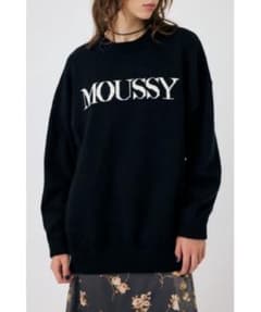 ニット MOUSSY LOGO KNIT / マウジーロゴニットのサムネイル