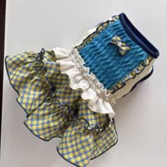 犬の服　ワンピース　♡ハンドメイド♡ Sサイズのサムネイル