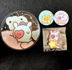 BTS 상품 ③ BT21 MOON 이치 반 복권 (접시, 스마트 폰 클립, 매력)