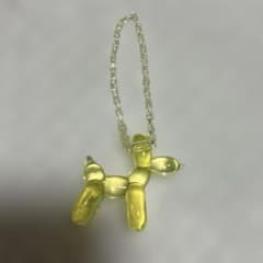 バルーンアート風 犬 ミニフィギュア キーホルダー