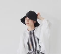 新品　ナインテイラー ブラック ストラップ付き　リネンのサムネイル