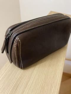 土屋鞄 ポーチ オイルヌメ 廃盤品 - メルカリ