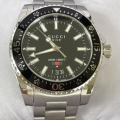極美品 グッチ ダイブ DIVE メンズ 40MM クォーツ - メルカリ