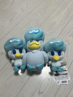 쿼츠 포켓몬 봉제인형 3장 세트