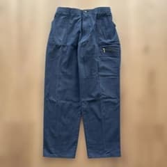 【アメカジ】ワークパンツ メンズ 3L ネイビー コットン100 vintage