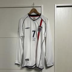 UMBRO 2002 イングランド代表 背番号7番 ベッカム ユニフォームのサムネイル