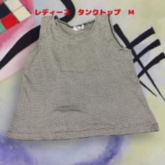 Sleeveless Tank Top for Women, Size M, Gold Tone, A121