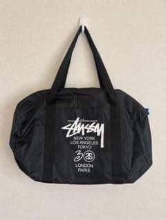 Stussy 30周年記念 ドラムバッグ ブラックのサムネイル