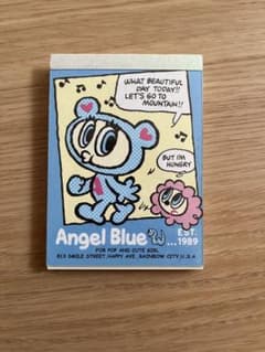 平成レトロ Angel Blue メモ帳 - メルカリ