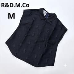 R&D.M.Co- オールドマンズテーラー ジャガード 丸襟ブラウス M - メルカリ