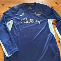 90s ラグビーオーストラリア代表 ワラビーズ ヴィンテージTシャツ ラグビー オーストラリア代表 ワラビーズ 長袖ウェア 激レア - メルカリ