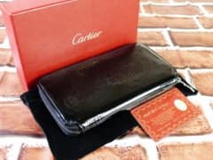 美品　ハニーコム　ハッピーバースデー　カルティエ　ラウンドジップのサムネイル