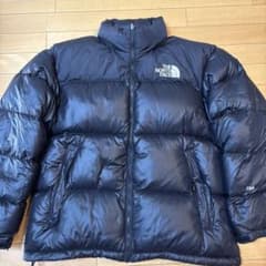 希少！美品！【早い者勝ち】ノースフェイスセンターロゴ ヌプシ ダウンジャケットのサムネイル