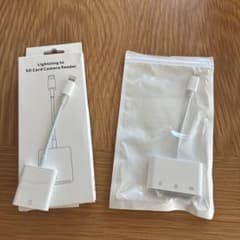 Lightning SD Card Camera Reader 2種2本のサムネイル