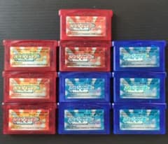 ソフト単品】ポケットモンスター ルビー・サファイア 10点セット② 