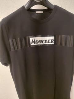 パンダ様専用 MONCLER Tシャツ ブラック ロゴプリント XL 美品 - メルカリ