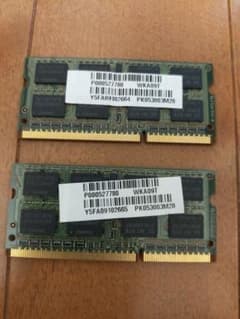 DDR3 2GB 2枚 計4GB ノートPC [D3S#6]のサムネイル