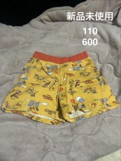 新品 くまのプーさん ハーフパンツ 110cmのサムネイル