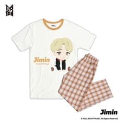 BTS TinyTAN Jimin 지민 파자마 룸웨어 상하 세트