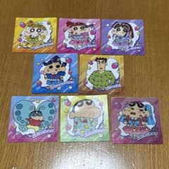 크레용 신짱 초코비 씰 스티커 8장 세트