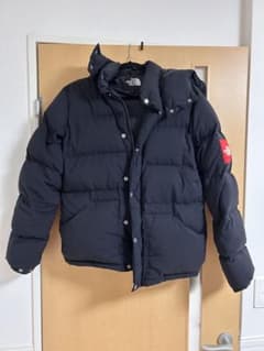 The North Face ダウンジャケット 赤タグ ND91401 限定品:赤ロゴ】THE NORTH FACE ダウンジャケット ブラック - メルカリ