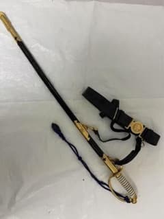 旧日本軍 模造刀 軍刀 サーベル 指揮刀 剣帯セット - メルカリ