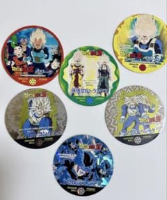 当時物 ドラゴンボールZ キャラカーン キラ レア 温感カード 6枚セット