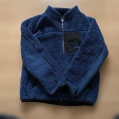 CHUMS キッズ XLフリースジャケット 青のサムネイル