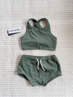 Misha & Puff ミーシャアンドパフ オリーブグリーン セパレート水着 