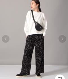 【Mさま専用】JEANASIS  ドットドロストワイドパンツのサムネイル