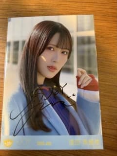 ≒JOY ニアジョイ 生写真 愛が痛かった② MV衣装 逢田珠里依 ヨリ 直筆