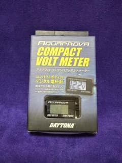 【新品】DAYTONA  AQUAPROVA コンパクトボルトメーターのサムネイル