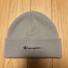 Champion チャンピオン ニット帽 ビーニー グレーのサムネイル