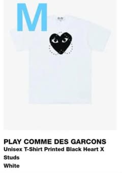 春*m様 新品プレイコムデギャルソンスタッズハートＴシャツのサムネイル