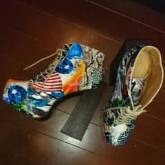 【中古品】ヒール ブーツのサムネイル