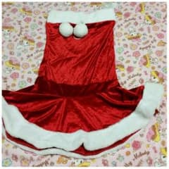 新品!サンタコスプレ♡*°帽子付のサムネイル