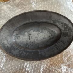 未使用】林拓児さん 黒釉 楕円皿 中サイズ - メルカリ