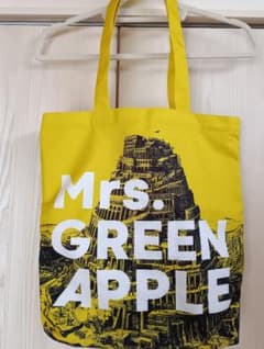 Mrs. GREEN APPLE バベルの塔トートバッグ イエロー - メルカリ