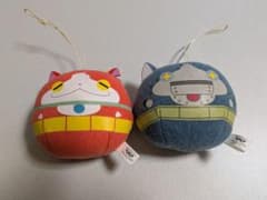 지바냥 & 로보냥 마루코로린 인형 2개 세트 요괴 워치