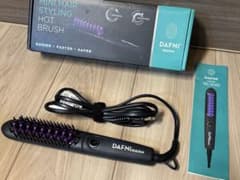 ほぼ未使用品】DAFNI nano ブラシ型ヘアアイロン 紫 - メルカリ
