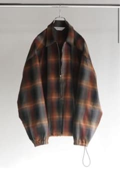 ANCELLM R/C CHECK PULL OVER SHIRT シャツのサムネイル