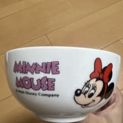 ディズニー ミニーマウス お茶碗 陶器製のサムネイル