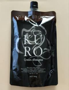 VALANROSE KURO クリームシャンプー ダークブラウン 400g - メルカリ
