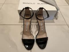 MANOLO BLAHNIK サンダル chaos サイズ36 黒 美品のサムネイル