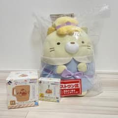 [신품 미사용] 이치 반 쿠지 스미코 쿠라시 라스트 상 고양이 장난감 컵 매력
