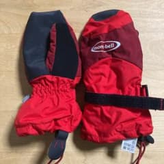 (美品)mont-bell スキー　手袋 子供用のサムネイル